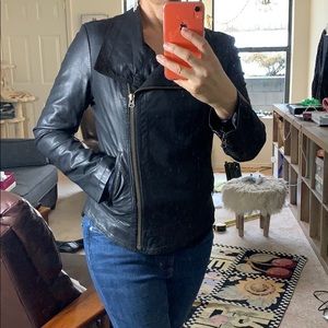 We The Free Edgy Pleather Moto Jacket
